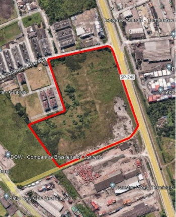 Terreno à Venda, 93.003 m² em Vicente De Carvalho - Guarujá