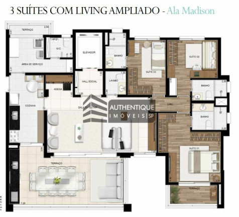 Imagem Apartamento com 3 Quartos à Venda, 134 m² em Vila Olímpia - São Paulo Imagem Apartamento com 3 Quartos à Venda, 134 m² em Vila Olímpia - São Paulo