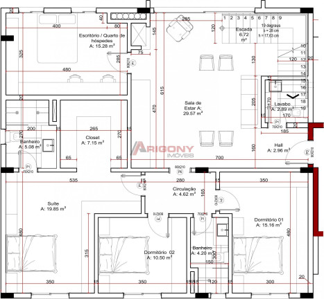Imagem Cobertura com 3 Quartos à Venda, 284 m² em Nossa Senhora De Lourdes - Santa Maria Imagem Cobertura com 3 Quartos à Venda, 284 m² em Nossa Senhora De Lourdes - Santa Maria