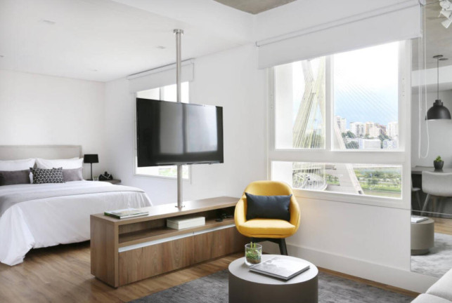 Imagem Apartamento com 1 Quarto para Alugar, 63 m² em Cidade Monções - São Paulo