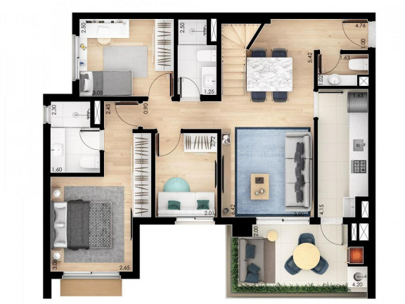 Imagem Apartamento com 3 Quartos à Venda, 91 m² em Jardim Guedala - São Paulo Imagem Apartamento com 3 Quartos à Venda, 91 m² em Jardim Guedala - São Paulo