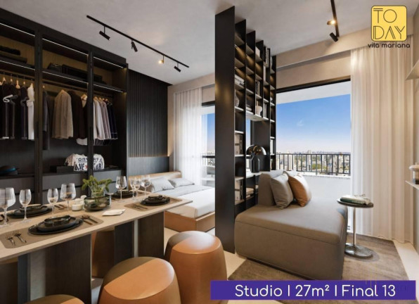 Imagem Studio com 1 Quarto à Venda, 30 m² em Vila Mariana - São Paulo