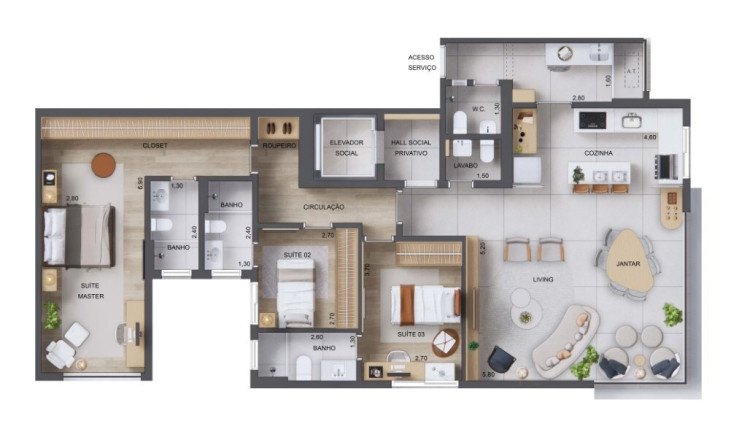 Imagem Apartamento com 3 Quartos à Venda, 126 m² em Perdizes - São Paulo