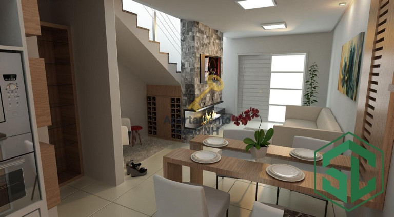 Imagem Casa com 2 Quartos à Venda, 83 m² em Petrópolis - Novo Hamburgo