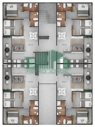 Foto do imóvel Apartamento com 2 Quartos à Venda, 53 m² em Jardim Atlântico - Olinda
