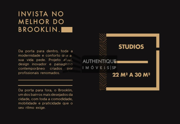 Imagem Imóvel com 1 Quarto à Venda, 30 m² em Brooklin - São Paulo
