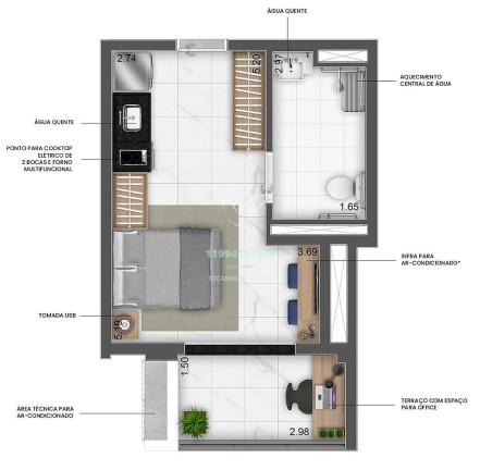 Imagem Studio com 1 Quarto à Venda, 25 m² em Vila Madalena - São Paulo
