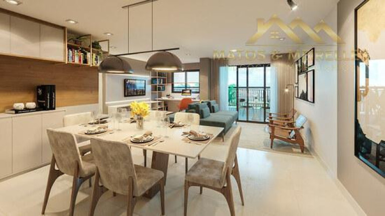 Imagem Apartamento com 2 Quartos à Venda, 61 m² em Fátima - Fortaleza