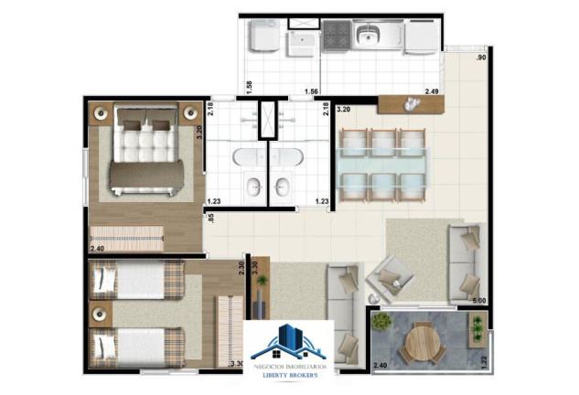 Imagem Apartamento com 2 Quartos à Venda, 60 m² em Jardim Vila Formosa - São Paulo Imagem Apartamento com 2 Quartos à Venda, 60 m² em Jardim Vila Formosa - São Paulo