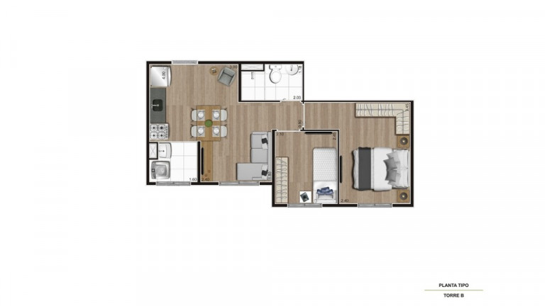 Imagem Apartamento com 2 Quartos à Venda, 34 m² em Cidade Patriarca - São Paulo