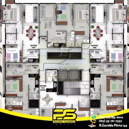 Imagem Apartamento com 2 Quartos à Venda, 59 m² em Cabo Branco - João Pessoa Imagem Apartamento com 2 Quartos à Venda, 59 m² em Cabo Branco - João Pessoa