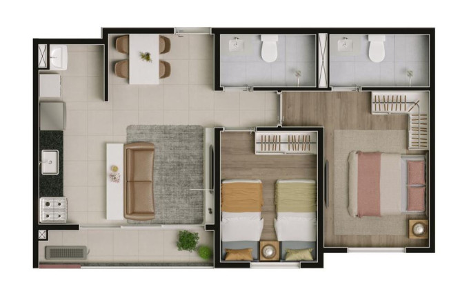 Imagem Apartamento com 2 Quartos à Venda, 73 m² em Fazenda Santa Rita - Conjunto Residencial Alto Oriente - Goiânia Imagem Apartamento com 2 Quartos à Venda, 73 m² em Fazenda Santa Rita - Conjunto Residencial Alto Oriente - Goiânia