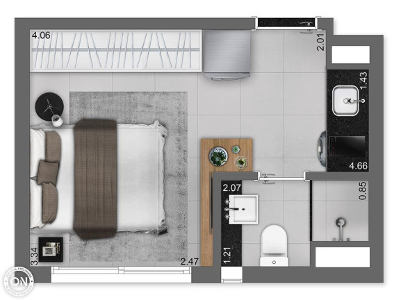 Imagem Imóvel com 1 Quarto à Venda, 33 m² em Jardim Paulista - São Paulo