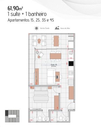 Imagem Apartamento com 2 Quartos à Venda, 75 m² em Toninhas - Ubatuba Imagem Apartamento com 2 Quartos à Venda, 75 m² em Toninhas - Ubatuba