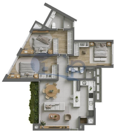 Imagem Apartamento com 3 Quartos à Venda, 102 m² em Centro - Torres Imagem Apartamento com 3 Quartos à Venda, 102 m² em Centro - Torres