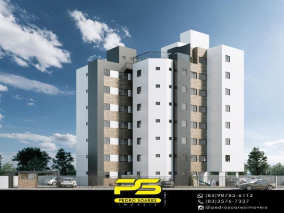 Imagem Apartamento com 2 Quartos à Venda, 47 m² em Valentina De Figueiredo - João Pessoa
