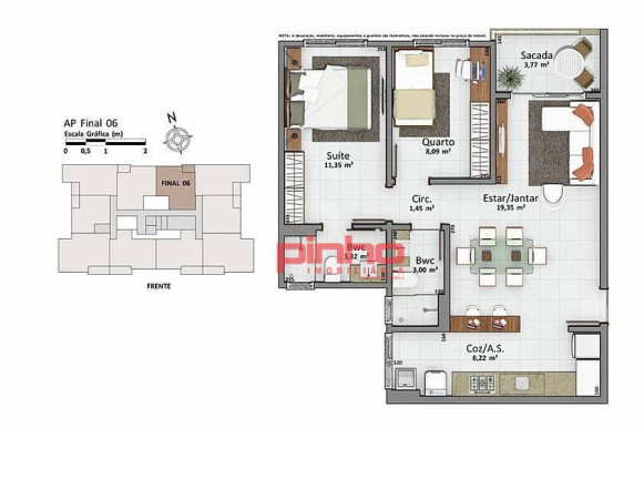 Imagem Apartamento com 2 Quartos à Venda, 57 m² em Cidade Universitária Pedra Branca - Palhoça Imagem Apartamento com 2 Quartos à Venda, 57 m² em Cidade Universitária Pedra Branca - Palhoça