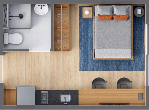 Imagem Apartamento com 1 Quarto à Venda, 25 m² em Vila Guarani (z Sul) - São Paulo