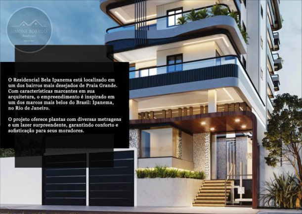 Imagem Apartamento com 1 Quarto à Venda, 48 m² em Guilhermina - Praia Grande