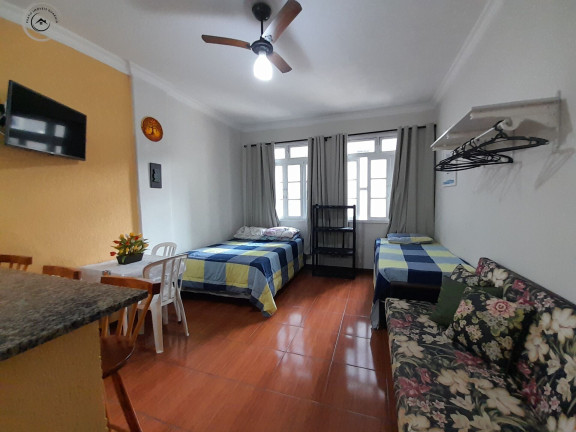 Imagem Kitnet com 1 Quarto para Alugar ou Temporada, 55 m² em Pitangueiras - Guarujá