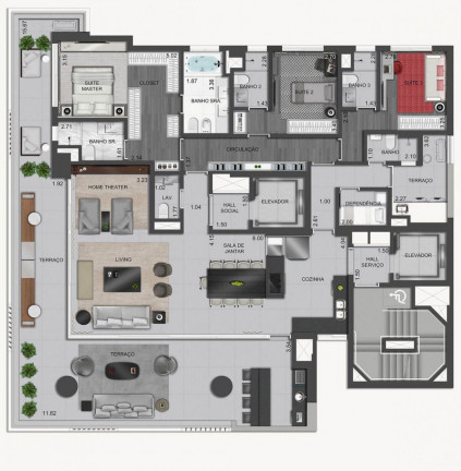 Imagem Apartamento com 4 Quartos à Venda, 439 m² em Vila Nova Conceição - São Paulo Imagem Apartamento com 4 Quartos à Venda, 439 m² em Vila Nova Conceição - São Paulo