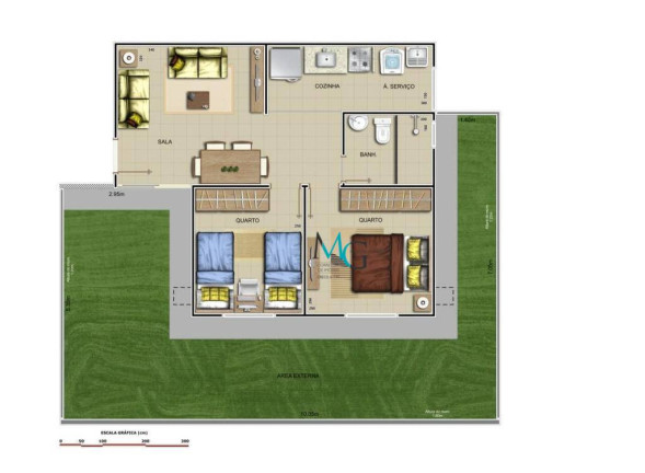 Imagem Apartamento com 2 Quartos à Venda, 42 m² em Campo Grande - Rio De Janeiro Imagem Apartamento com 2 Quartos à Venda, 42 m² em Campo Grande - Rio De Janeiro