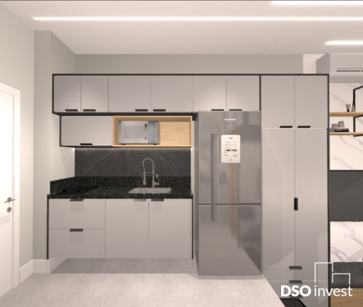 Imagem Apartamento com 1 Quarto para Alugar,  em Brooklin - São Paulo