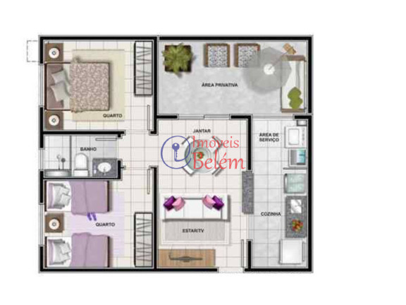 Imagem Apartamento com 2 Quartos à Venda, 54 m² em Tapanã (icoaraci) - Belém