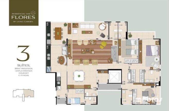 Imagem Apartamento com 4 Quartos à Venda, 188 m² em Luciano Cavalcante - Fortaleza Imagem Apartamento com 4 Quartos à Venda, 188 m² em Luciano Cavalcante - Fortaleza