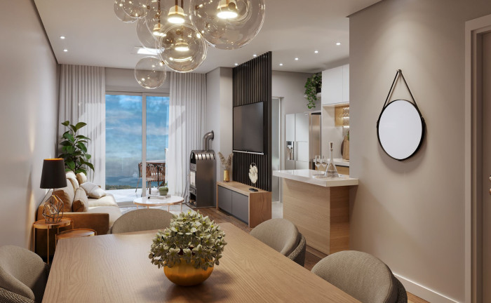 Imagem Apartamento com 1 Quarto à Venda, 56 m² em Av. Central - Gramado