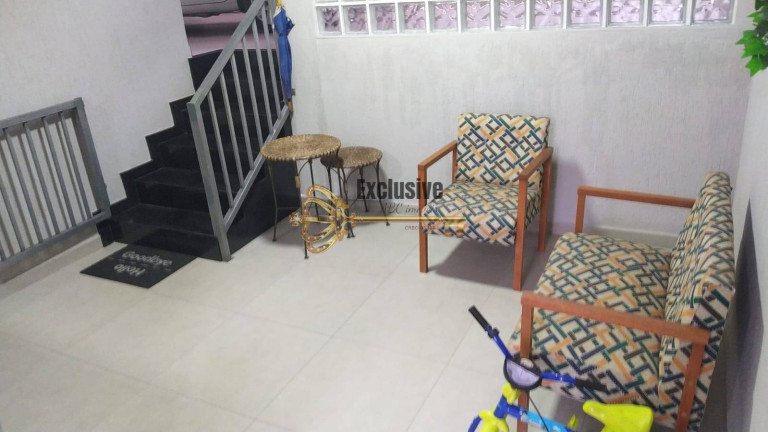 Imagem Casa com 3 Quartos à Venda, 176 m² em Vila Homero Thon - Santo André Imagem Casa com 3 Quartos à Venda, 176 m² em Vila Homero Thon - Santo André