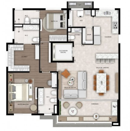 Imagem Apartamento com 3 Quartos à Venda, 129 m² em Cambuí - Campinas Imagem Apartamento com 3 Quartos à Venda, 129 m² em Cambuí - Campinas