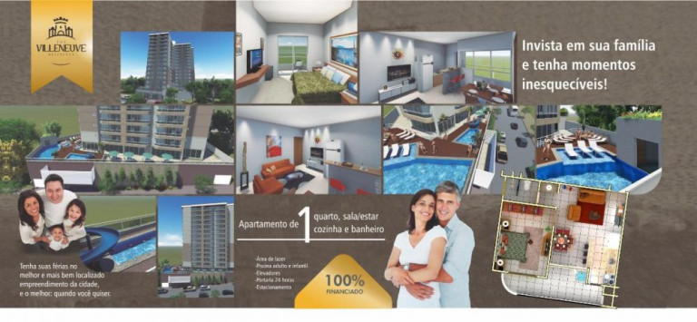 Imagem Apartamento com 1 Quarto à Venda, 1.083 m² em Vila Olegário Pinto - Caldas Novas Imagem Apartamento com 1 Quarto à Venda, 1.083 m² em Vila Olegário Pinto - Caldas Novas