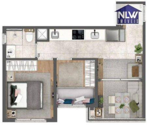 Imagem Apartamento com 2 Quartos à Venda, 39 m² em Vila Mariana - São Paulo