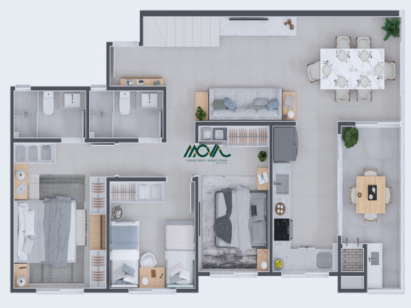 Imagem Imóvel com 3 Quartos à Venda, 92 m² em Rainha Do Mar - Itapoá