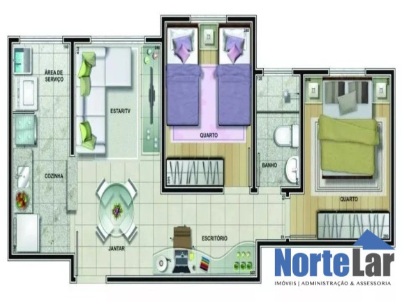 Imagem Apartamento com 2 Quartos à Venda, 48 m² em Loteamento City Jaragua - São Paulo