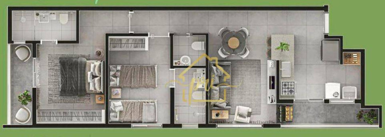 Imagem Apartamento com 2 Quartos à Venda, 82 m² em Aparecida - Santos Imagem Apartamento com 2 Quartos à Venda, 82 m² em Aparecida - Santos