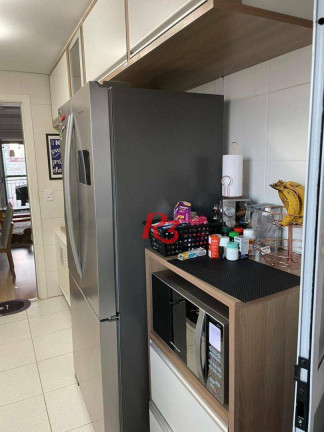 Imagem Apartamento com 3 Quartos para Alugar, 80 m² em Gonzaga - Santos
