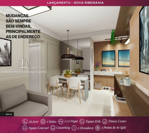 Imagem Apartamento com 2 Quartos à Venda, 76 m² em Nova Ribeirânia - Ribeirão Preto