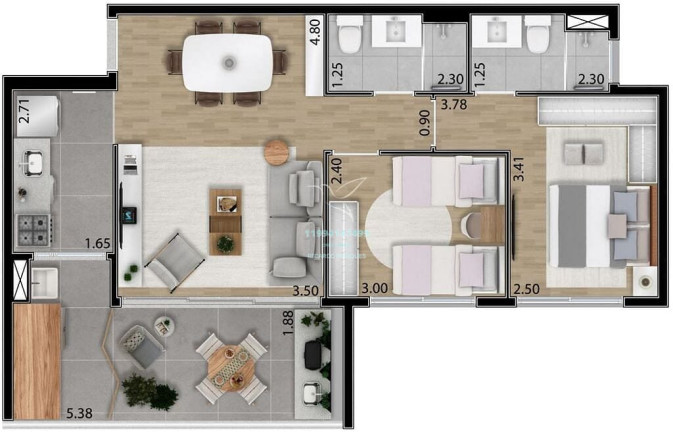 Imagem Apartamento com 2 Quartos à Venda, 66 m² em Chácara Klabin - São Paulo Imagem Apartamento com 2 Quartos à Venda, 66 m² em Chácara Klabin - São Paulo