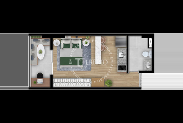 Imagem Imóvel com 1 Quarto à Venda, 24 m² em Mooca - São Paulo