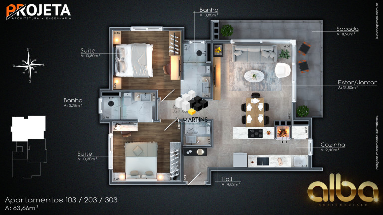 Imagem Apartamento com 1 Quarto à Venda, 45 m² em Carniel - Gramado Imagem Apartamento com 1 Quarto à Venda, 45 m² em Carniel - Gramado
