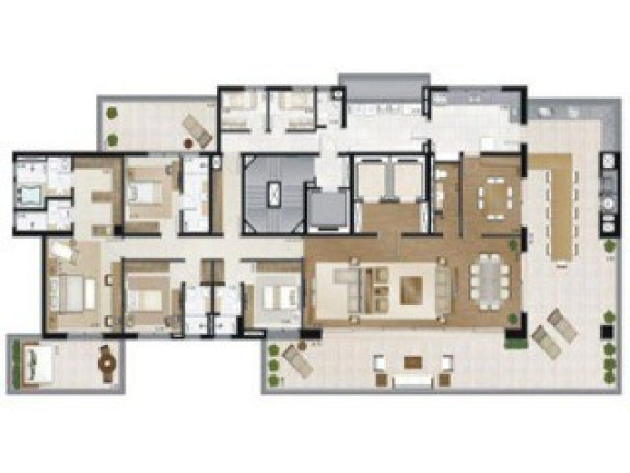 Imagem Apartamento com 4 Quartos à Venda, 407 m² em Ibirapuera - São Paulo Imagem Apartamento com 4 Quartos à Venda, 407 m² em Ibirapuera - São Paulo