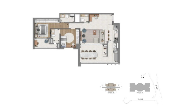 Imagem Apartamento com 2 Quartos à Venda, 94 m² em Brooklin - São Paulo