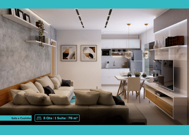 Imagem Apartamento com 3 Quartos à Venda, 76 m² em Parque Oeste Industrial - Goiânia Imagem Apartamento com 3 Quartos à Venda, 76 m² em Parque Oeste Industrial - Goiânia
