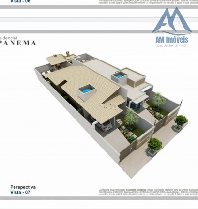 Imagem Casa com 3 Quartos à Venda, 180 m² em Ipanema - Lagoa Santa Imagem Casa com 3 Quartos à Venda, 180 m² em Ipanema - Lagoa Santa