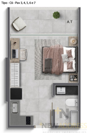 Imagem Apartamento com 1 Quarto à Venda, 23 m² em Praia De Itaparica - Vila Velha Imagem Apartamento com 1 Quarto à Venda, 23 m² em Praia De Itaparica - Vila Velha