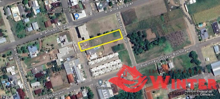 Terreno à Venda, 1.728 m² em Vila Rica - Feliz