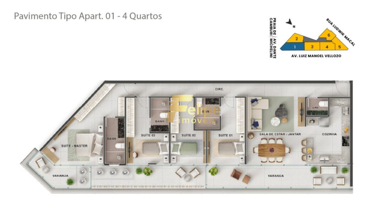 Imagem Imóvel com 3 Quartos à Venda, 101 m² em Jardim Da Penha - Vitória Imagem Imóvel com 3 Quartos à Venda, 101 m² em Jardim Da Penha - Vitória