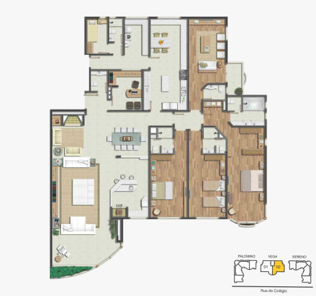 Imagem Apartamento com 5 Quartos à Venda, 314 m² em Centro - Gramado Imagem Apartamento com 5 Quartos à Venda, 314 m² em Centro - Gramado